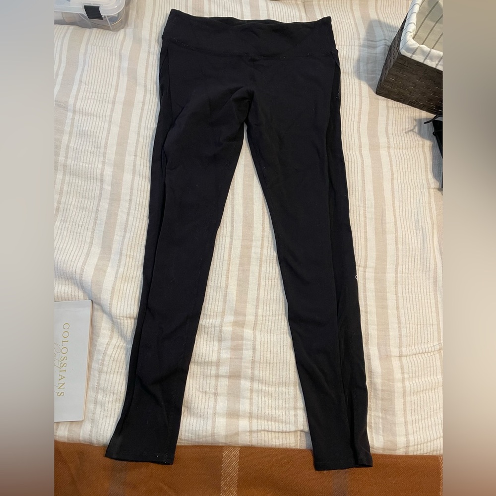 ALO Black Full Length Leggins Large